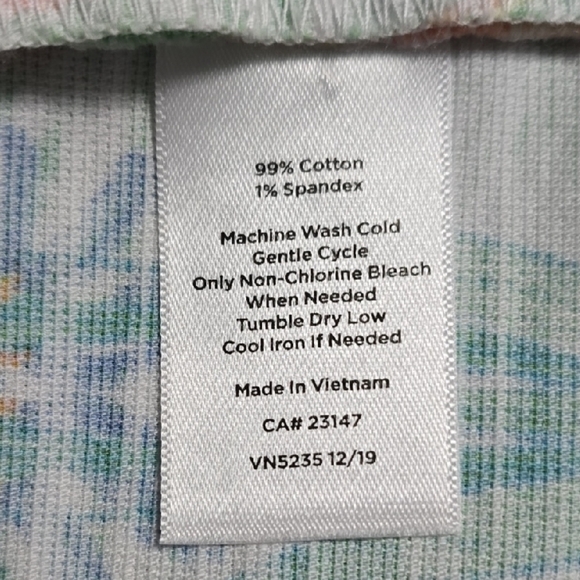 Talbots Tropical Print Shift Dress - Picture 7 of 9